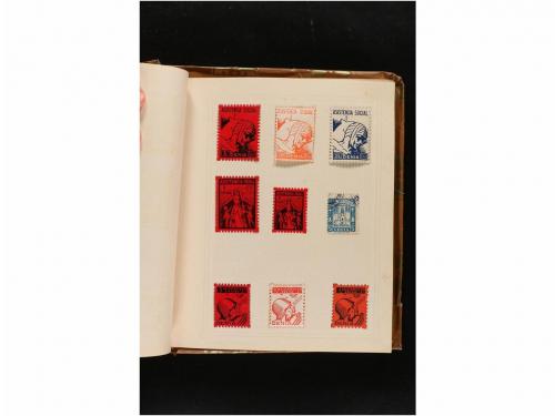 LOTES y COLECCIONES. GUERRA CIVIL. Colección en pequeño albu