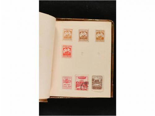 LOTES y COLECCIONES. GUERRA CIVIL. Colección en pequeño albu