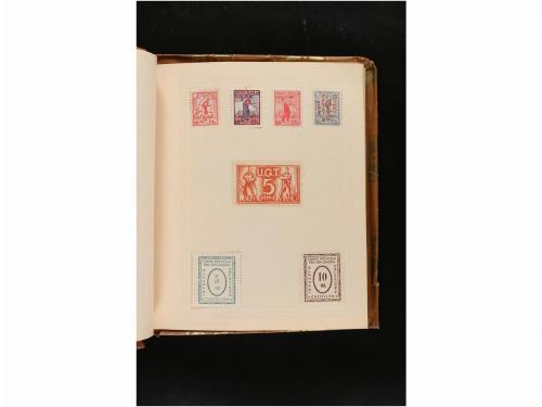 LOTES y COLECCIONES. GUERRA CIVIL. Colección en pequeño albu