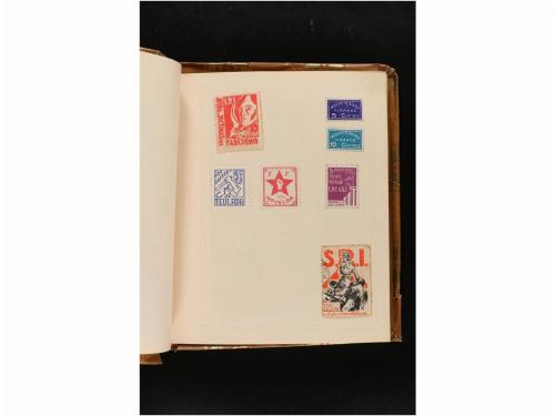 LOTES y COLECCIONES. GUERRA CIVIL. Colección en pequeño albu