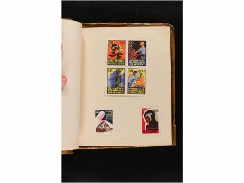 LOTES y COLECCIONES. GUERRA CIVIL. Colección en pequeño albu