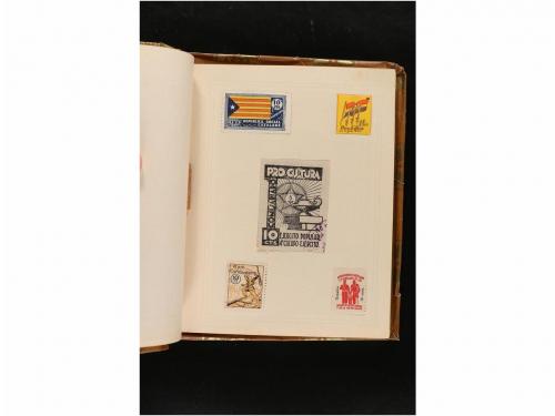 LOTES y COLECCIONES. GUERRA CIVIL. Colección en pequeño albu