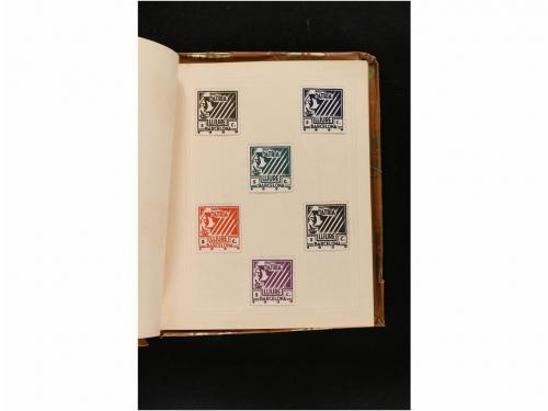 LOTES y COLECCIONES. GUERRA CIVIL. Colección en pequeño albu