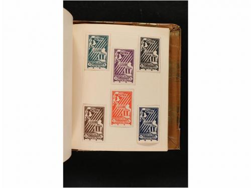 LOTES y COLECCIONES. GUERRA CIVIL. Colección en pequeño albu