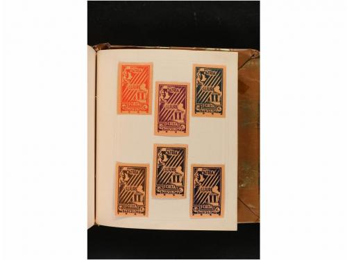 LOTES y COLECCIONES. GUERRA CIVIL. Colección en pequeño albu