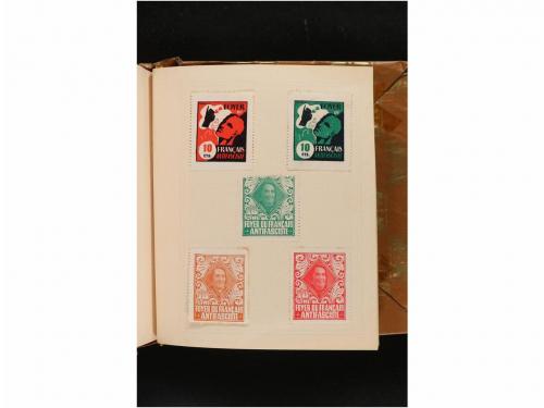 LOTES y COLECCIONES. GUERRA CIVIL. Colección en pequeño albu