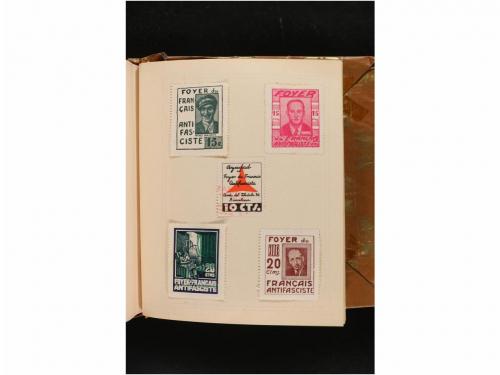 LOTES y COLECCIONES. GUERRA CIVIL. Colección en pequeño albu