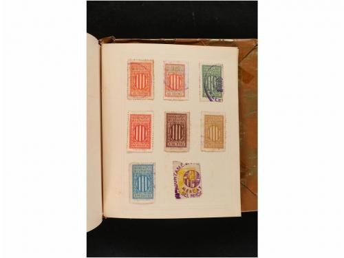 LOTES y COLECCIONES. GUERRA CIVIL. Colección en pequeño albu