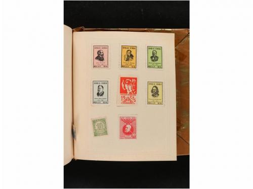 LOTES y COLECCIONES. GUERRA CIVIL. Colección en pequeño albu