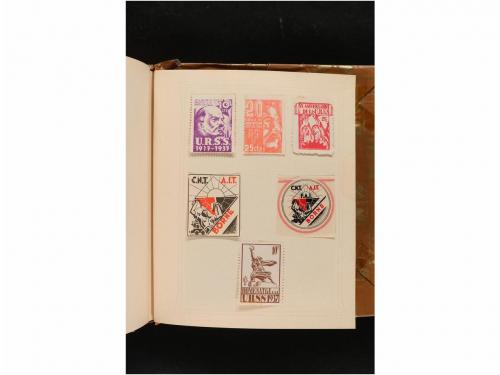 LOTES y COLECCIONES. GUERRA CIVIL. Colección en pequeño albu