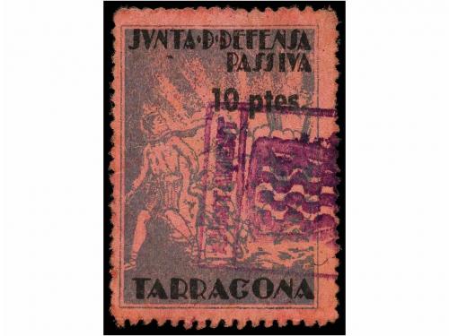 ESPAÑA GUERRA CIVIL. TARRAGONA. JUNTA DE DEFENSA PASSIVA. 10