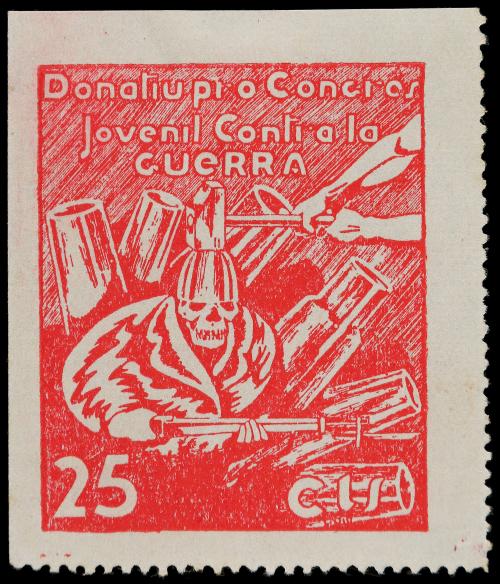 ESPAÑA GUERRA CIVIL. PRO CONGRES JOVENIL CONTRA LA GUERRA. 2