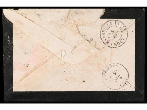 ✉ CHINA. 1879. SHANG-HAI to FRANCE. Envelope franked with Fr