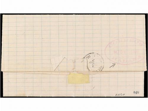 ✉ FRANCIA. Yv. 86, 88 (2), 92. 1880. PARÍS a SANTA CRUZ DEL 