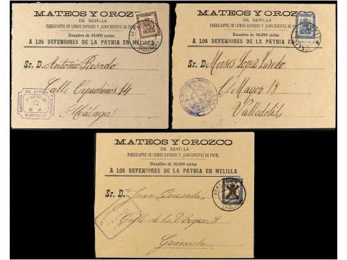 ✉ LOTES y COLECCIONES. MARRUECOS. FRANQUICIAS MILITARES. Sie