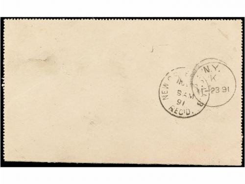 ARGENTINA. 1891. BUENOS AIRES a NEW ORLEANS. Entero Postal d