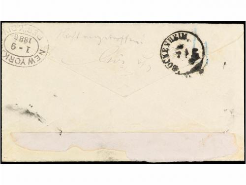 ✉ REPUBLICA DOMINICANA. Sc. 90. 1885. PUERTO PLATA a ALEMANI