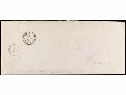 ✉ REPUBLICA DOMINICANA. 1886. PUERTO PLATA a ALEMANIA. Enter