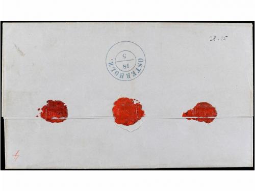 ✉ ALEMANIA ANTIGUOS ESTADOS: HANNOVER. Mi. 9 (3). 1857. BREM