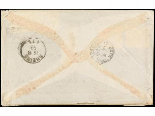 ✉ CABO DE BUENA ESPERANZA. Sg. 41, 42, 44 (2). 1883. CAPE TO