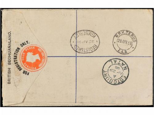 BECHUANALAND. Sg. 49 (10), 50 (4), 51, 57 (2). 1898. PALACHW