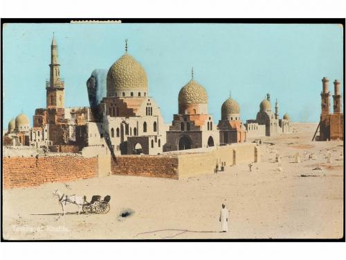 ✉ EGIPTO. 1927. CAIRO to CAPETOWN (South Africa). Postcard f