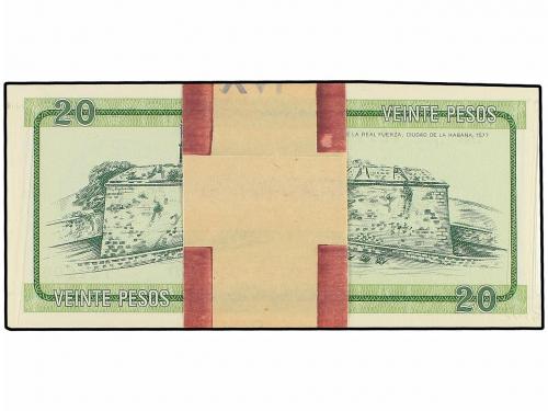 BILLETES EXTRANJEROS. Lote 100 billetes 20 Pesos. (1985). CU