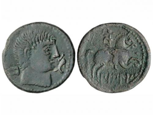 MONEDAS HISPÁNICAS. As. 120-30 a.C. BILBILIS (CALATAYUD, Zar