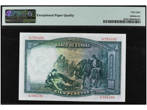 GUERRA CIVIL, ZONA REPUBLICANA. 100 Pesetas. 25 Abril 1931. 