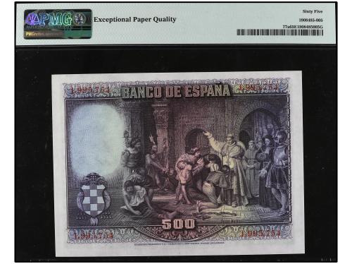 GUERRA CIVIL, ZONA REPUBLICANA. 500 Pesetas. 15 Agosto 1928.