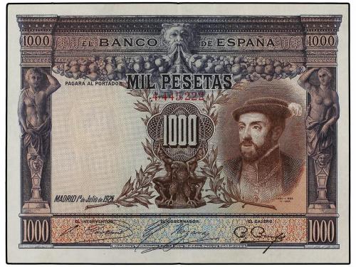 GUERRA CIVIL, ZONA REPUBLICANA. Lote 2 billetes 1.000 Peseta