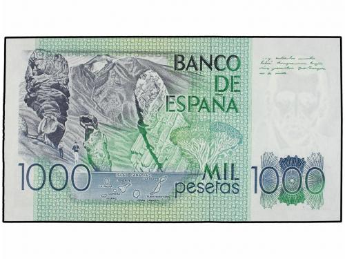 JUAN CARLOS I. Lote 7 billetes 200, 500, 1.000 (2), 5.000 y