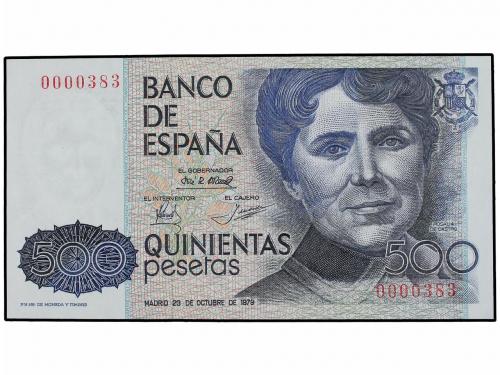 JUAN CARLOS I. Lote 7 billetes 200, 500, 1.000 (2), 5.000 y