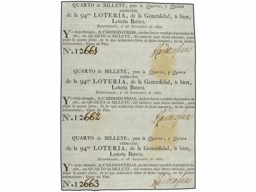 DOCUMENTOS y VARIOS. Lotería de la Generalidad, ú bien, lote