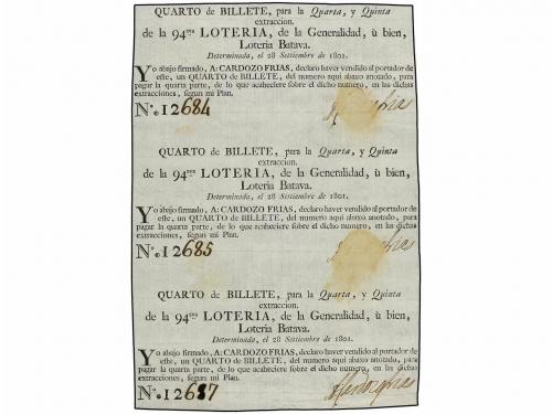 DOCUMENTOS y VARIOS. Lotería de la Generalidad, ú bien, lote