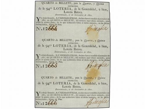 DOCUMENTOS y VARIOS. Lotería de la Generalidad, ú bien, lote