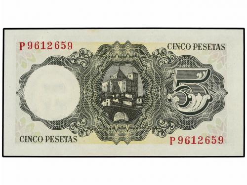 ESTADO ESPAÑOL. Lote de 2 billetes de 5 Pesetas. 16 Agosto 1