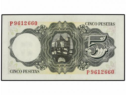 ESTADO ESPAÑOL. Lote de 2 billetes de 5 Pesetas. 16 Agosto 1