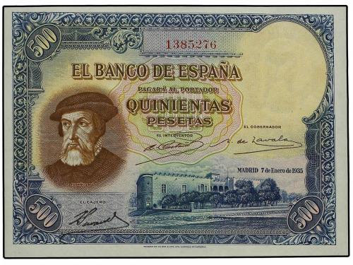 GUERRA CIVIL, ZONA REPUBLICANA. Lote 2 billetes 500 Pesetas.