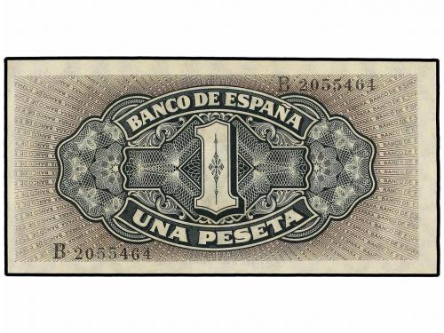 ESTADO ESPAÑOL. Lote 2 billetes 1 Peseta. 4 Septiembre 1940.