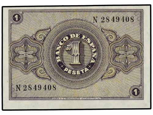 ESTADO ESPAÑOL. Lote 2 billetes 1 Peseta. 30 Abril 1938. Ser