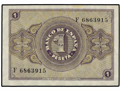 ESTADO ESPAÑOL. Lote 2 billetes 1 Peseta. 28 Febrero 1938. S