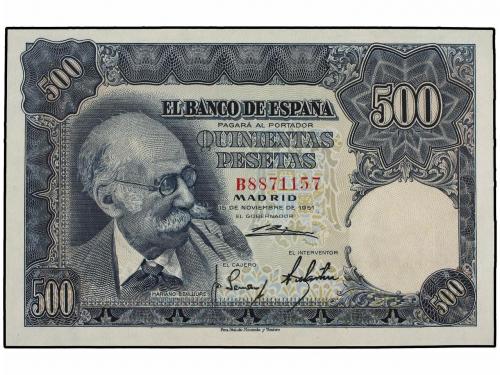 ESTADO ESPAÑOL. Lote 2 billetes 500 Pesetas. 15 Noviembre 19