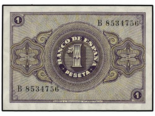 ESTADO ESPAÑOL. Lote 2 billetes 1 Peseta. 30 Abril 1938. Ser
