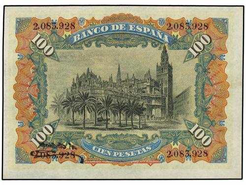 BANCO DE ESPAÑA. Lote 3 billetes 100 Pesetas. 15 Julio 1907.