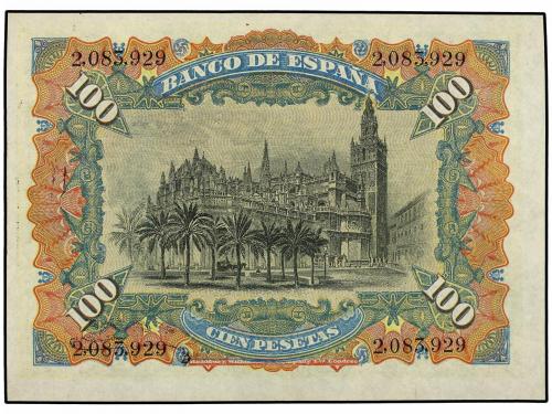 BANCO DE ESPAÑA. Lote 3 billetes 100 Pesetas. 15 Julio 1907.