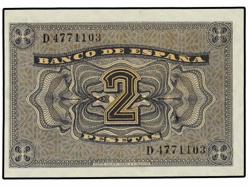 ESTADO ESPAÑOL. Lote 2 billetes 2 Pesetas. 30 Abril 1938. Se