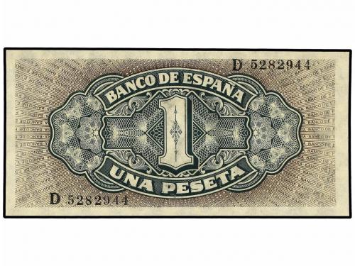ESTADO ESPAÑOL. Lote 2 billetes 1 Peseta. 4 Septiembre 1940.
