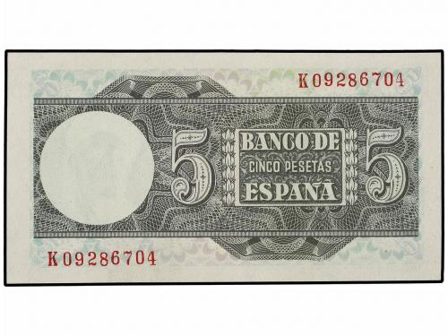 ESTADO ESPAÑOL. Lote 3 billetes 5 Pesetas. 5 Marzo 1948. Elc