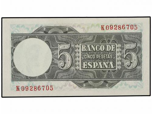 ESTADO ESPAÑOL. Lote 3 billetes 5 Pesetas. 5 Marzo 1948. Elc